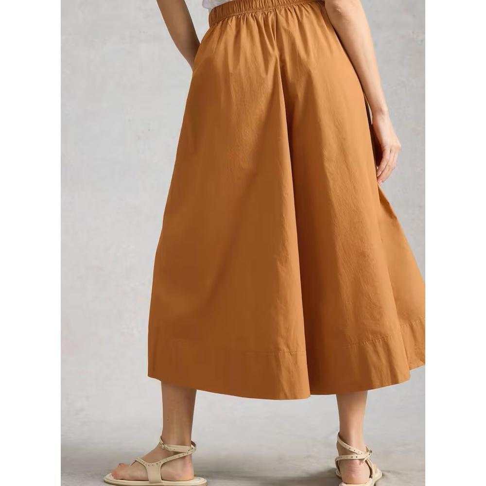 White Stuff Lauryn Poplin Wide Leg Crop